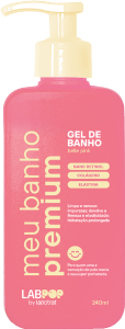 Gel De Banho Labotrat Labopop Bella Pink 240ml