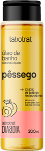 Sabonete Líquido Óleo De Banho Labotrat Dia A Dia Pêssego 200ml