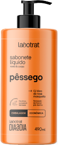 Sabonete Líquido P/ Rosto E Corpo Labotrat Dia A Dia Pêssego 490ml