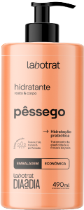 Hidratante P/ Rosto E Corpo Labotrat Dia A Dia Pêssego 490ml