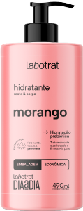 Hidratante P/ Rosto E Corpo Labotrat Dia A Dia Morango 490ml