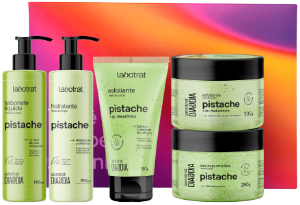 Kit Experiência De Banho Labotrat Dia A Dia Pistache C/5 Itens