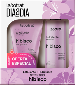 Kit Dia A Dia Labotrat Esfoliante 150g + Hidratante 190ml Hibisco