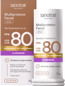 Multiprotetor Labotrat Stick Dermo Sun Fps 80 Bronze 15g