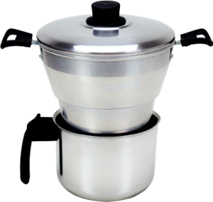 Cuscuzeira Alumínio Nº 16 1,10l Ø17cm Polido Mr. Cook Ref 2495