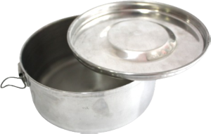 Marmita C/Presilha Alumínio Nº 16 1,3l (Ø16x A7cm) Polido Mr. Cook Ref 2514