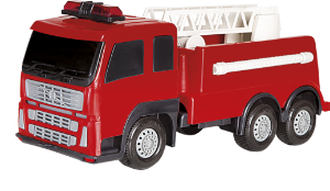 Caminhão Minifrota Bombeiro (C26cm X L9cm X A12cm) Vermelho Pop Toys Ref 98355