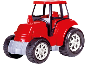 Agromax Trator (C19,5cm X L11,5cm X A12,5cm) Cores Sortidas Pop Toys Ref 98423