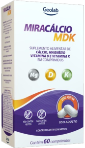 Miracálcio Mdk 60 Comprimidos Adulto Geolab