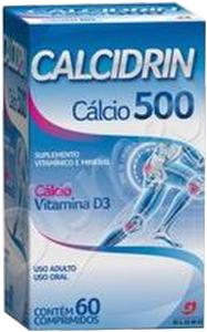 Calcidrin 500mg 60 Comprimidos Globo
