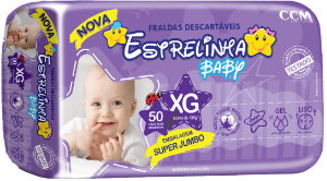 Fralda  Estrelinha Baby  Super Jumbo Xg 50 Unidades