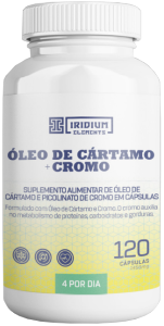 Oleo De Cartamo 1450mg 120 Cápsulas Iridium Elements