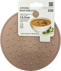 Tapete De Silicone Redondo Antiderrapante 14,5cm Cores Sortidas Sm Lar