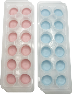 Forma De Gelo Silicone C/ 12 Cavidades 26cm X 9cm Cores Sortidas Sm Lar