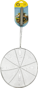 Escumadeira P/ Fritura Aço Inoxidável 18cm Inox Sm Lar