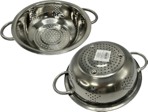 Escorredor De Massas Aço Inoxidável 31cm Inox Sm Lar