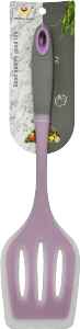 Espátula Vazada De Silicone 29,5cm Lilás Sm Lar