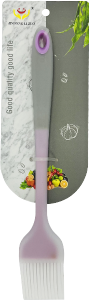 Pincel Culinário De Silicone 21cm Lilás Sm Lar