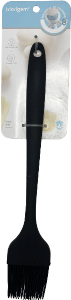 Pincel Culinário De Silicone 27cm Preto Sm Lar