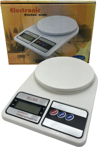 Balança Digital P/ Cozinha Plástico Branca Sm Lar