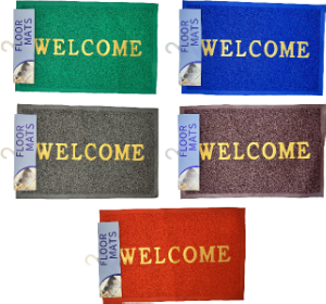 Tapete Multiuso Welcome Fibra 57x37cm Cores Sortidas Sm Lar