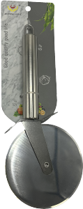 Cortador P/ Pizza Aço Inoxidável Liso 22cm Inox Sm Lar
