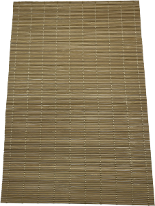 Jogo Americano Esteiras Bambu 30x40cm Bege Sm Lar