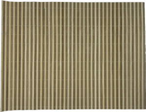 Jogo Americano Esteiras Banbu 30x40cm Bege/Marrom 4 Peças Sm Lar