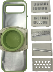 Conjunto De Ralador Multifuncional C/ Protetor Mão 29cm Cores Sortidas 5 Peças Sm Lar