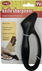 Amolador De Faca Plástico 16cm Preto Sm Lar