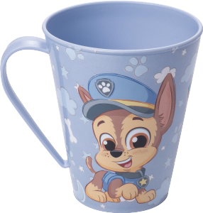 Caneca Patrulha Canina Baby Menino 360ml (C11,1xl8,7xa10,2cm) Plasútil Ref 17924