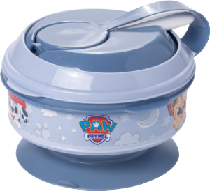 Pote De Papinha Patrulha Canina Baby Menino C/ Amassador 300ml Plasútil Ref 17917