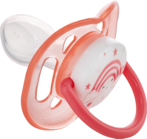 Chupeta Plasutil Decorada 01 Menina Rosa R 16976