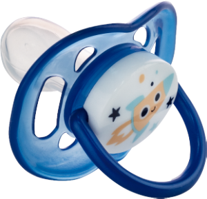 Chupeta Plasutil Decorada 02 Menino Azul R 16975