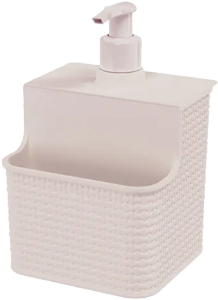 Porta Detergente Tear 500ml (C 11,0x L11,0x A15,0 Cm) Nude Plasutil Ref 14940