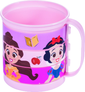 Caneca Divertida Princesas 360ml (C10,6xl8,6xa9,3cm) Plasútil Ref 14471