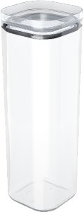 Organizador Hermético C/ Tampa 2,2l Transparente Uz Ref Uz1314-Tr