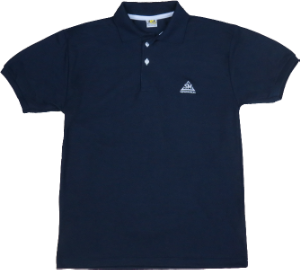 Camiseta Supermarcas Polo Azul Marinho Masculino Pequeno