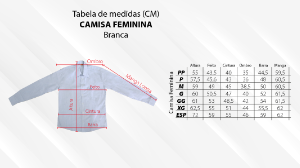 Camisa Social S/ Bolso Feminino Xg Clara Vision